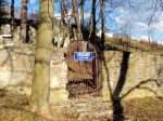wej�cie na cmentarz �ydowski w Krynicy