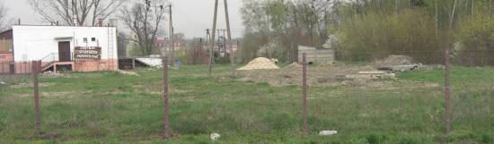 Teren cmentarza �ydowskiego w Lutomiersku