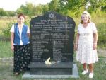 Opiekunowie cmentarza - p. Adela G�owacka i p. Krystyna Borkiewicz