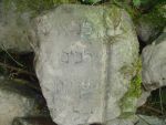 Tuszyn - fragment żydowskiego nagrobka