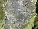 Tuszyn - fragment żydowskiego nagrobka